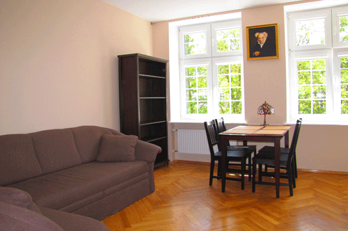 Apartamenty Gdask wynajem Kwatery prywatne Gdask wynajem. Apartament Gdask SCHOPENHAUER 80-834 Gdask ul. w. Ducha 111-113. Salon inne ujcie